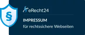Siegel: eRecht24 - Impressum für rechtssichere Webseiten